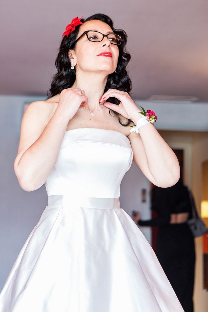 Photo de la mariée