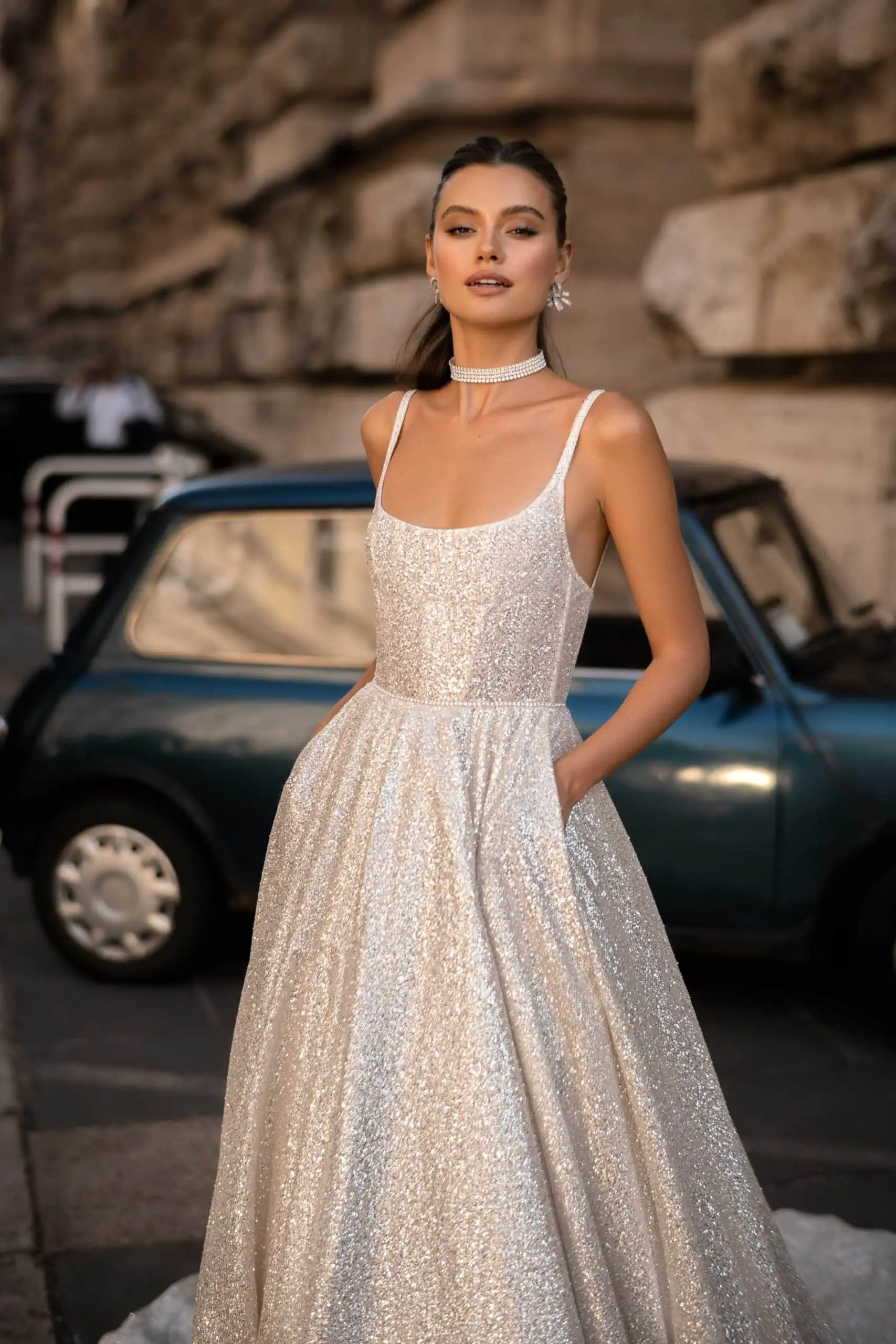 Robes de mariee Berta a Paris Robes de mariee createur Metal Flaque