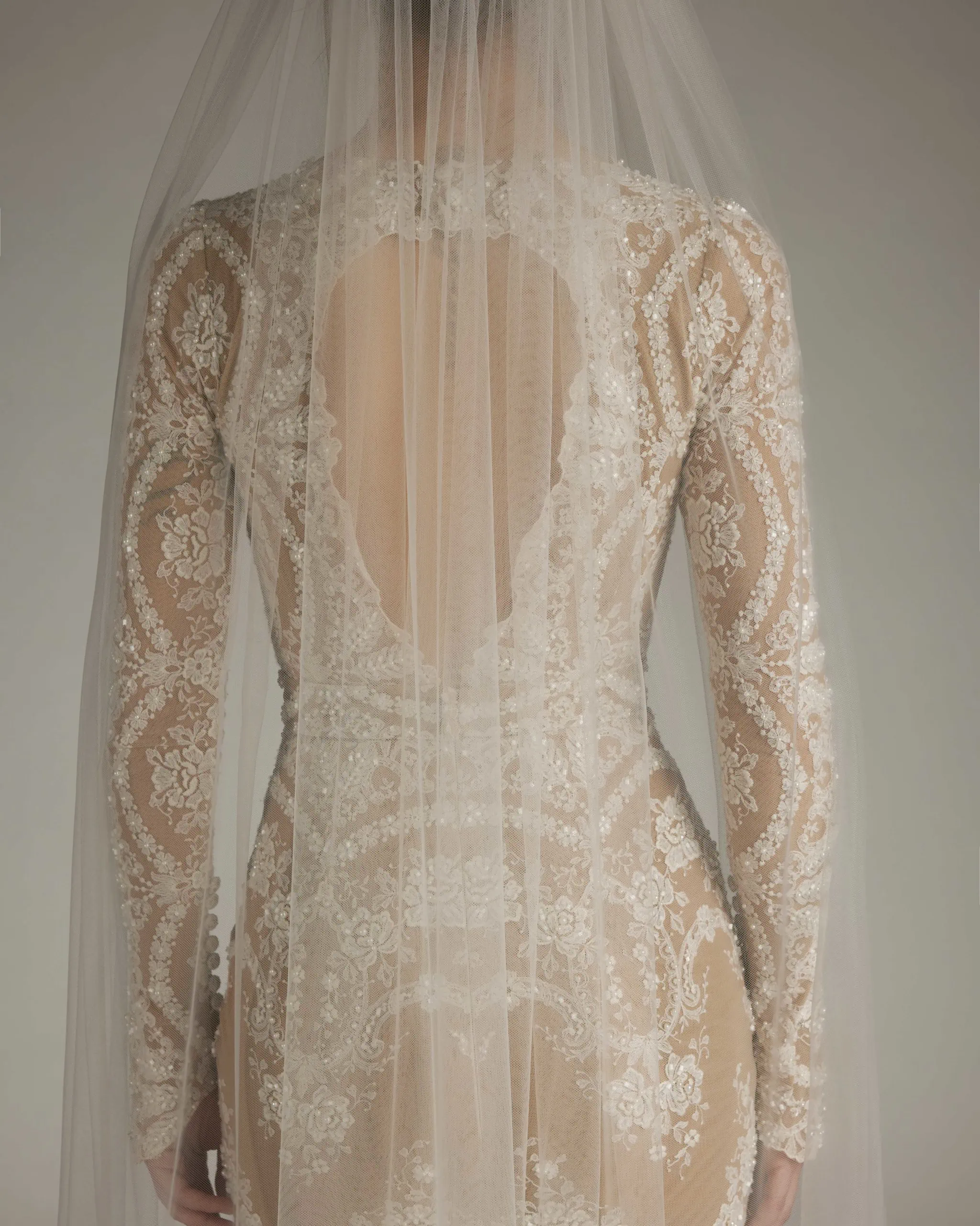 Ersa Atelier wedding dress in Paris Metal Flaque Bridal Shop Paris
