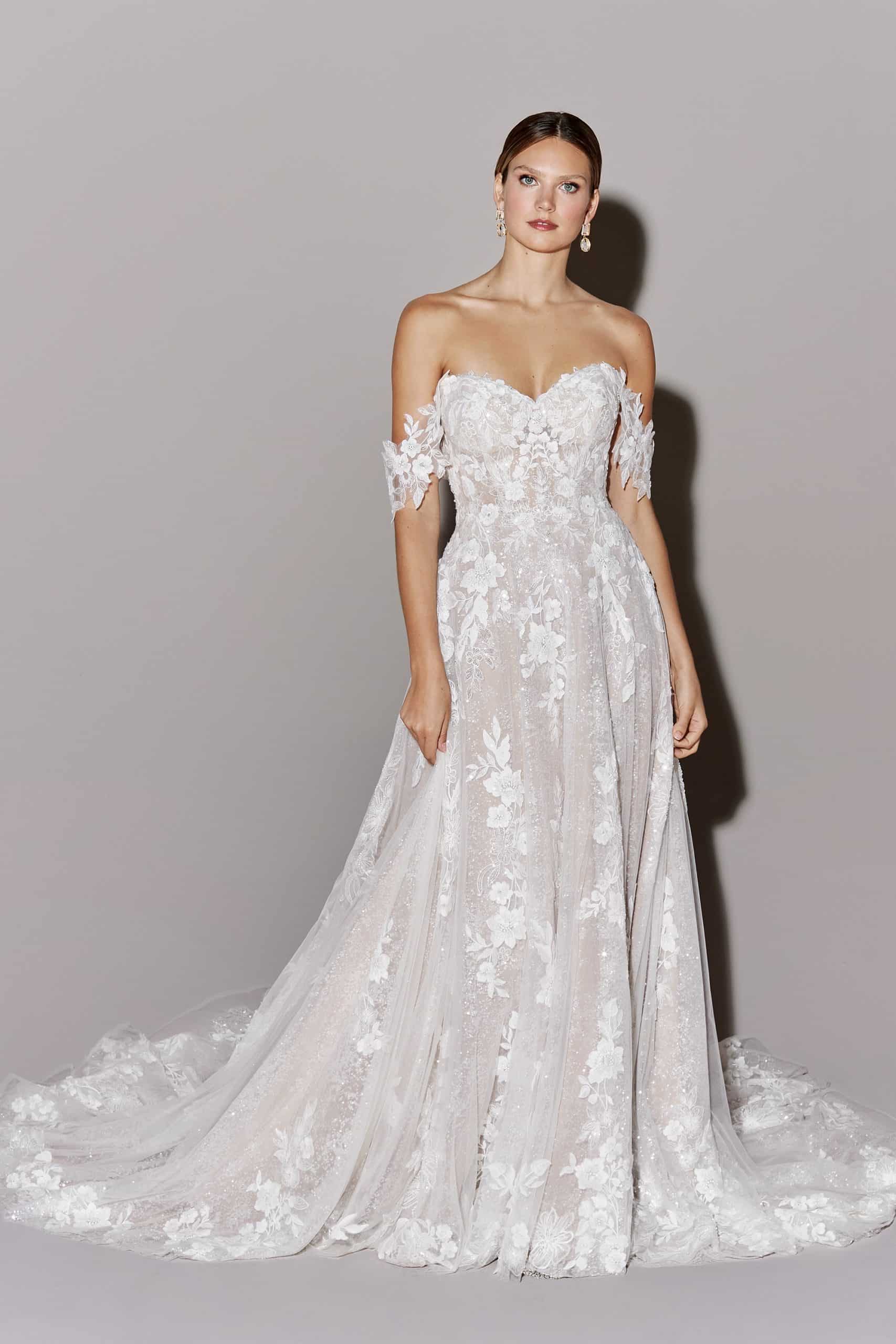 Robe De Mariée Justin Alexander Noémie - Modèle 2025 Taille M Ivoire