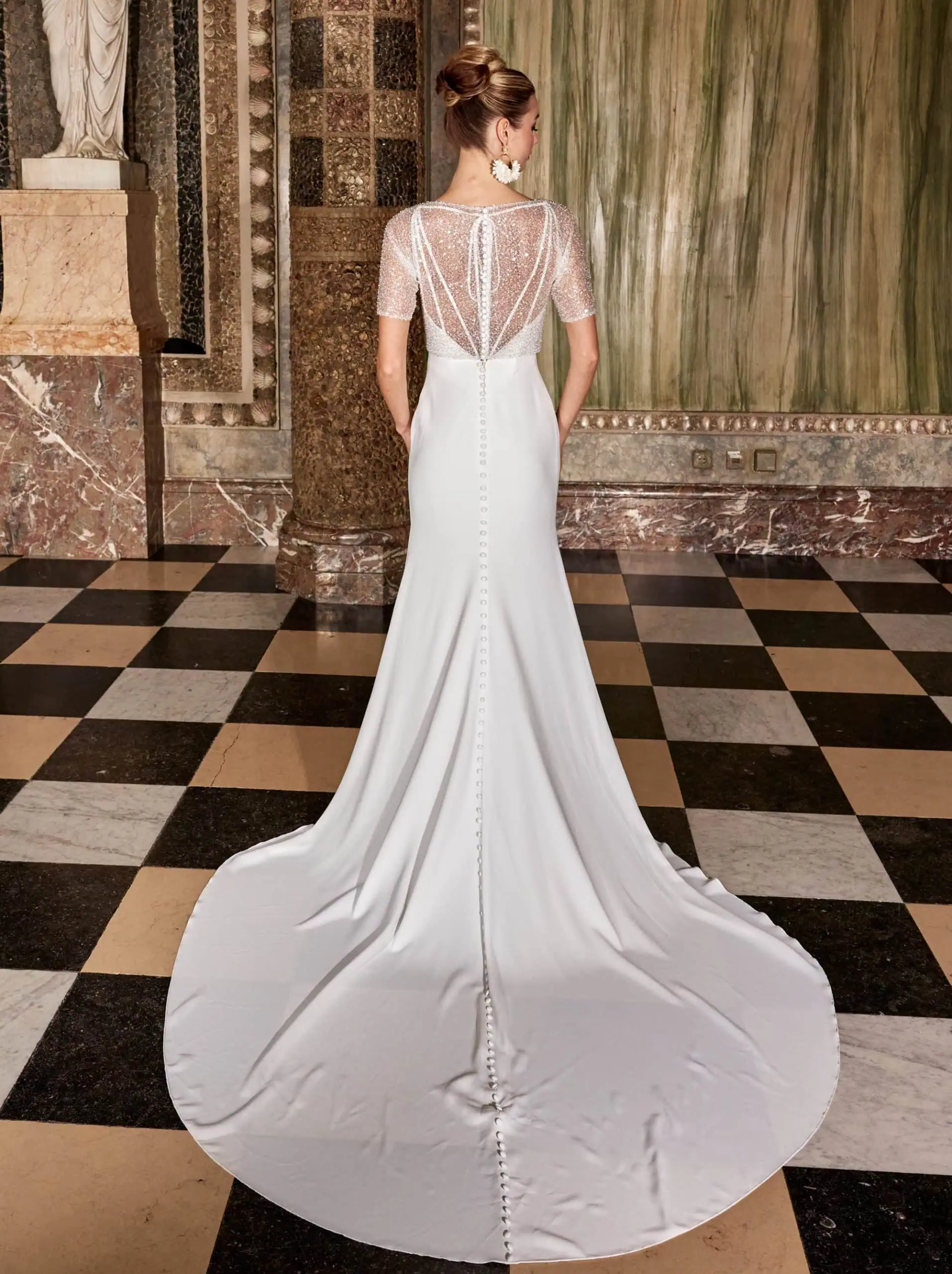 Diane Legrand wedding dresses in Paris Metal Flaque